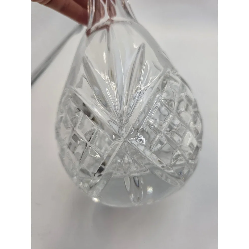 Galway Irish‎ Crystal Decanter and 3 Wine Glasses Set Clear Cut Glass Barware